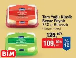 BİNVEZİR TAM YAĞLI KLASİK BEYAZ PEYNİR 350 G ÇEŞİTLERİ BİNVEZİR TAM YAĞLI KLASİK BEYAZ PEYNİR 350 G ÇEŞİTLERİ